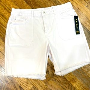 Tribal Raw Hem Shorts